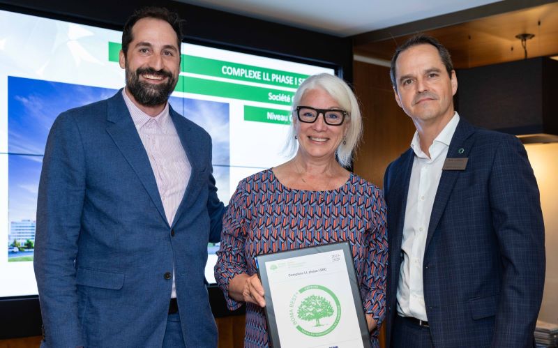 Certification BOMA au 4805 Lapinière