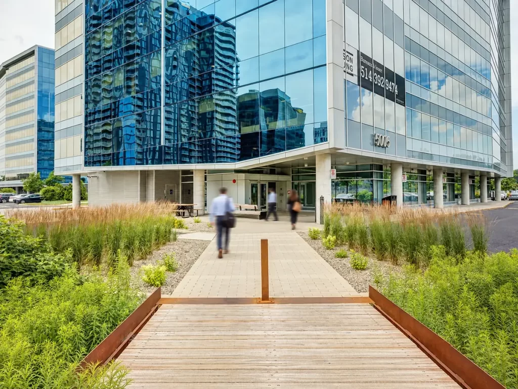 Immeuble de bureaux de Société Galion illustrant l’expérience et la satisfaction des locataires